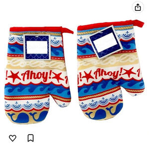 Nantucket Home Summer Themed Oven Mitts (2)